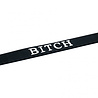 Rimba Latex Play Rimba – Collier en silicone noir « Bitch », réglable Rimba Latex Play Rimba – Collier en silicone noir « Bitch », réglable