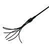 Rimba Latex Play Rimba Crop with 7 Silicone Strands - Black Rimba Latex Play Rimba Crop with 7 Silicone Strands - Black
