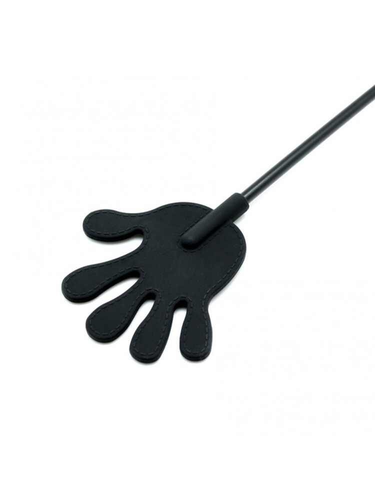 Rimba Latex Play Fouet Rimba avec main en silicone noir, 42 cm Rimba Latex Play Fouet Rimba avec main en silicone noir, 42 cm