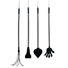 Rimba Latex Play Fouet Rimba avec main en silicone noir, 42 cm Rimba Latex Play Fouet Rimba avec main en silicone noir, 42 cm