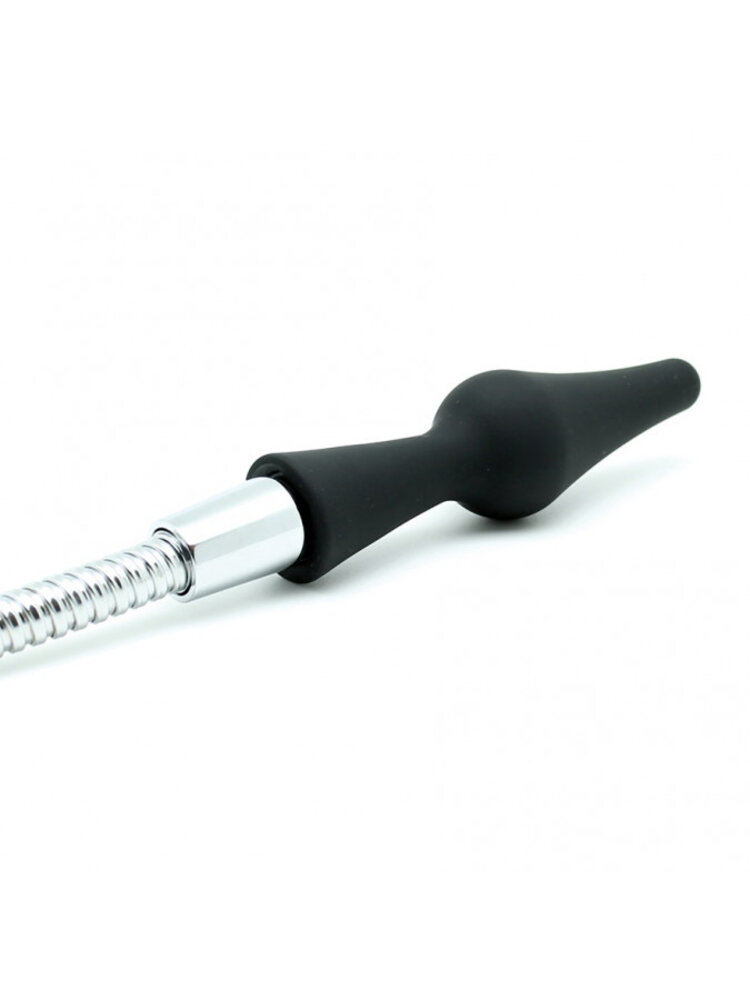 Rimba Latex Play Intiem doucheopzetstuk – siliconen, anaalplugvorm, zonder slang