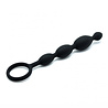 Rimba Latex Play Analkugeln Silikon – 19,5 cm lang, Ø 2,1 cm, schwarz