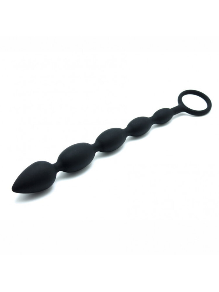 Rimba Latex Play Analkugeln Silikon 25,5 cm – Flexibel & mit Rückholring