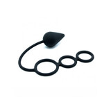 Rimba Latex Play Penisring met anaal slot Rimba Latex Play Penisring met anaal slot