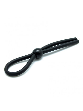 Rimba Latex Play Rimba Silicone Penis & Scrotum Cord – Flexible BDSM Cock Ring