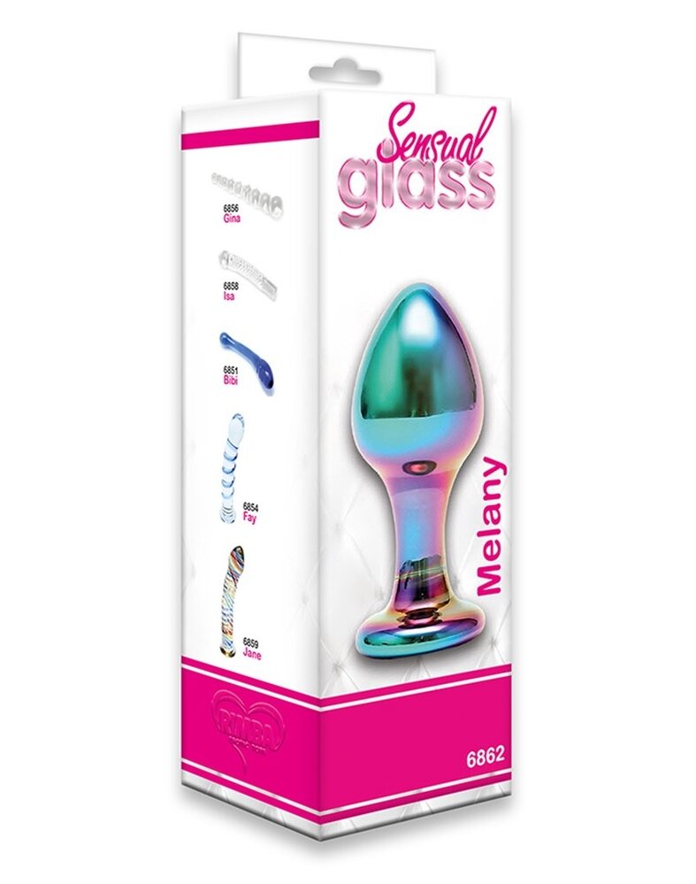 Rimba Sensual Glass Melany - Ø 4,4 x 9,4 cm - glazen dildo Rimba Sensual Glass Melany - Ø 4,4 x 9,4 cm - glazen dildo