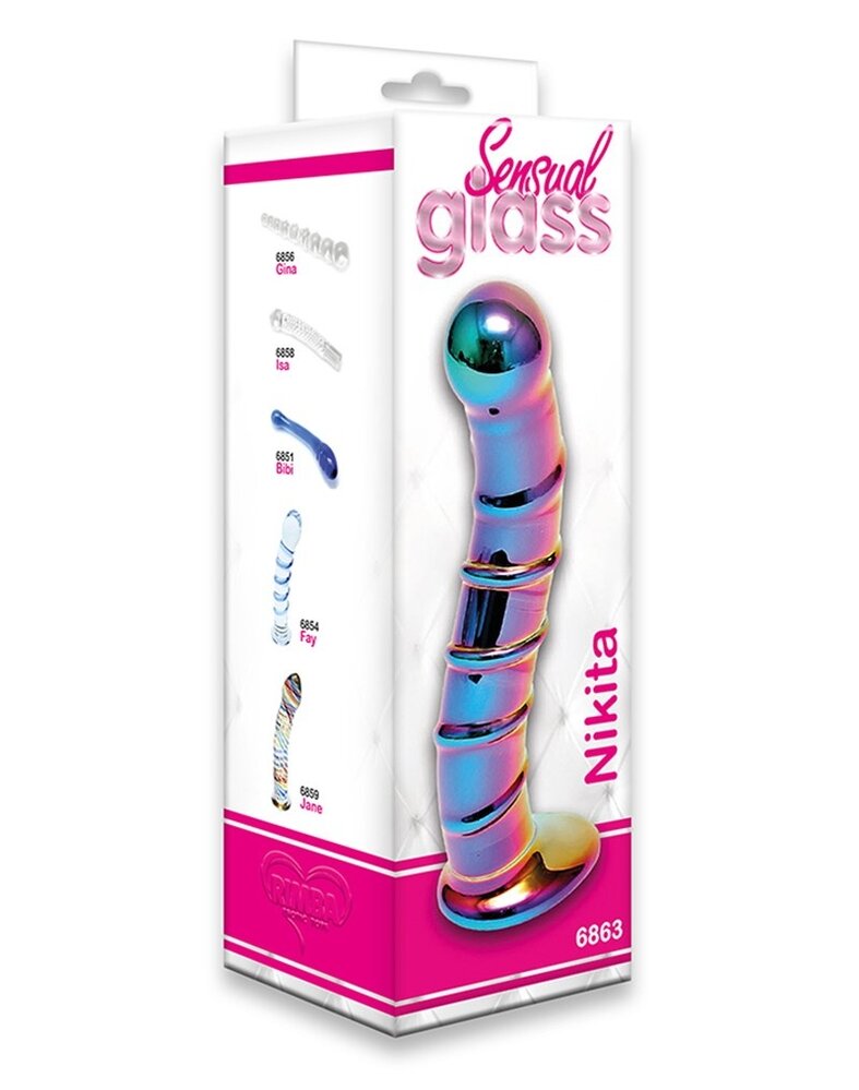 Rimba Sensual Glass Nikita - Ø 3,3 x 17,2 cm - glazen dildo Rimba Sensual Glass Nikita - Ø 3,3 x 17,2 cm - glazen dildo