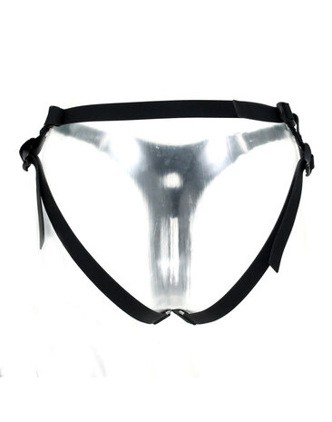 Rimba Latex Play Rimba Silicone Strap-On Harness - Black | without a dildo Rimba Latex Play Rimba Silicone Strap-On Harness - Black | without a dildo