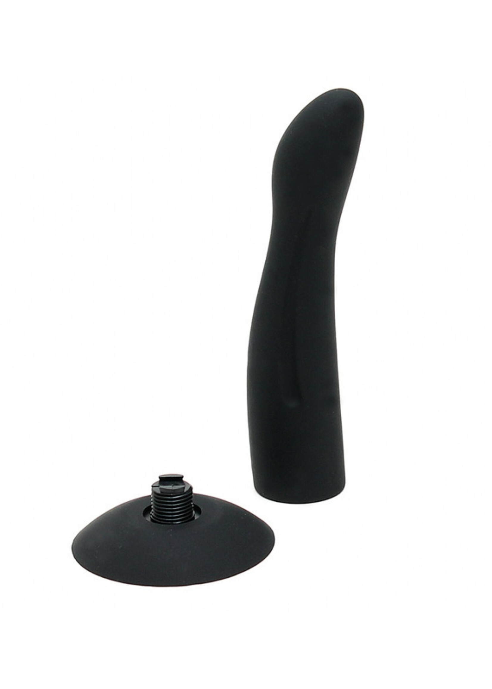Rimba Latex Play Verwisselbare dildo - met schroefdraad en zuignap - Ø 3,2 x 16 cm