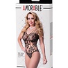 Amorable by Rimba Bodystocking - One Size - Zwart