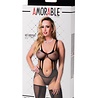 Amorable by Rimba Catsuit met open kruis - One Size - Zwart Amorable by Rimba Catsuit met open kruis - One Size - Zwart