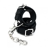 Rimba Latex Play Rimba Narrow Cuffs with Snap Hook – Black, Adjustable Rimba Latex Play Rimba Narrow Cuffs with Snap Hook – Black, Adjustable
