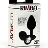 Rimba Latex Play Rimba - Butt Plug Duo Set - Ø2.8 x 7.2 cm / Ø3.8 x 8 cm Rimba Latex Play Rimba - Butt Plug Duo Set - Ø2.8 x 7.2 cm / Ø3.8 x 8 cm