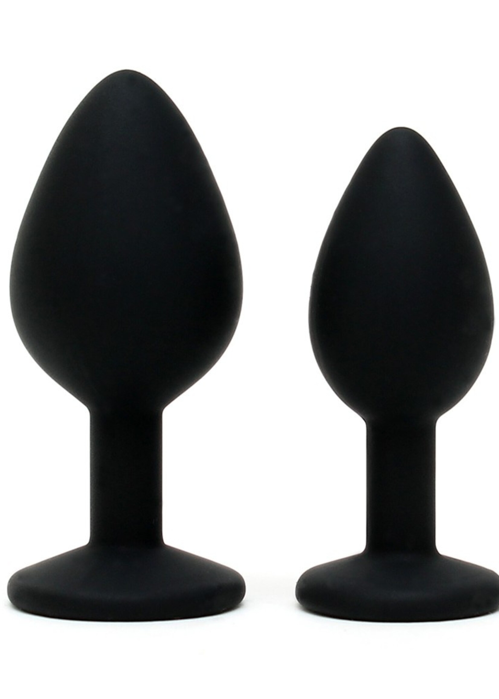 Rimba Latex Play Duo de plugs anaux - Ø2,8 x 7,2 cm / Ø3,8 x 8 cm
