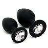 Rimba Latex Play Duo de plugs anaux - Ø2,8 x 7,2 cm / Ø3,8 x 8 cm