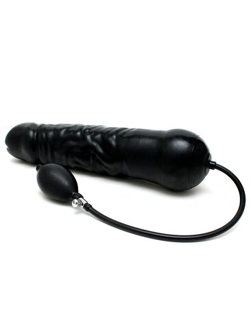 Rimba Latex Play Aufblasbarer XXL Dildo in Penis-Form mit massiven Kern -  Ø 7.5 x 34 cm