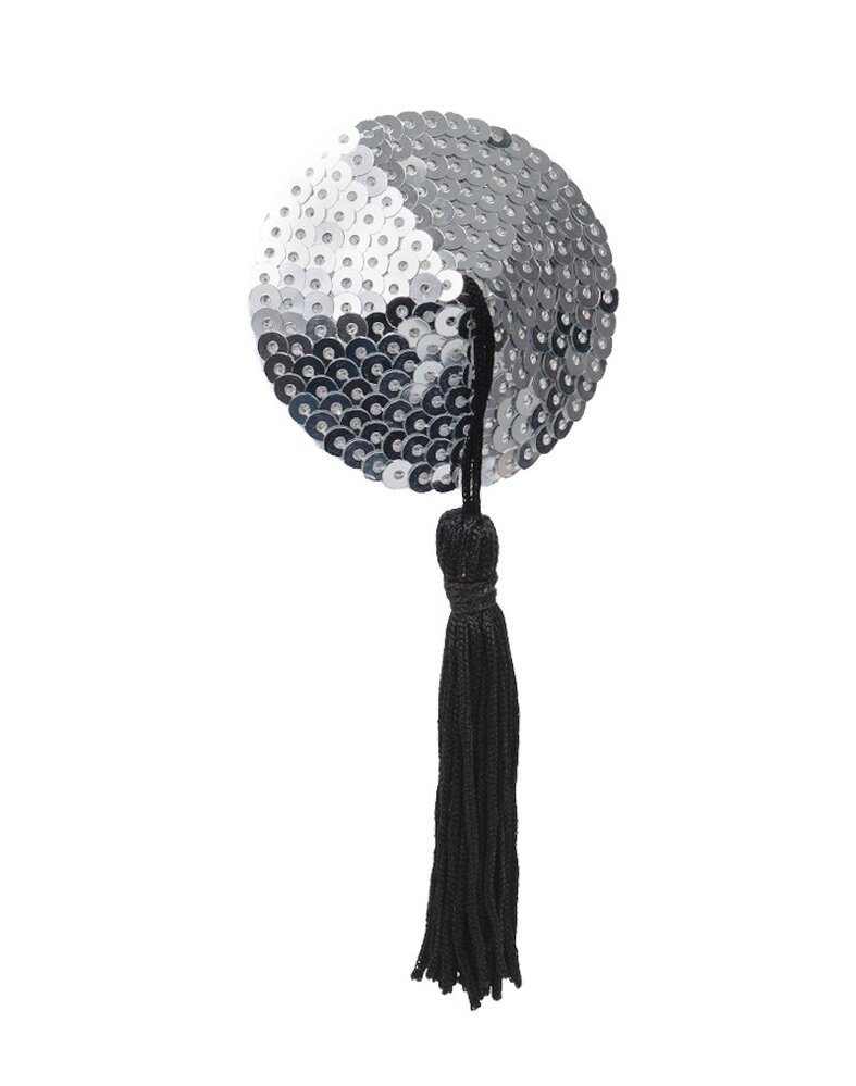 Amorable by Rimba Brustwarzenabdeckungen mit Fransen - Silber