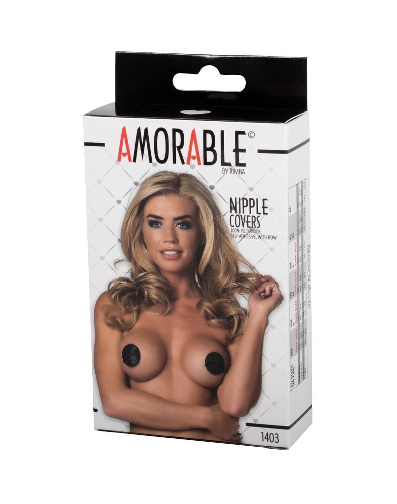 Amorable by Rimba Cache-tétons - Noir