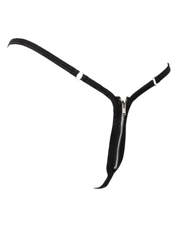 Amorable by Rimba Amorable by Rimba - Mini G-String mit Reißverschluss - One Size - Schwarz Amorable by Rimba Amorable by Rimba - Mini G-String mit Reißverschluss - One Size - Schwarz