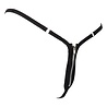 Amorable by Rimba Mini G-String mit Reißverschluss - One Size - Schwarz