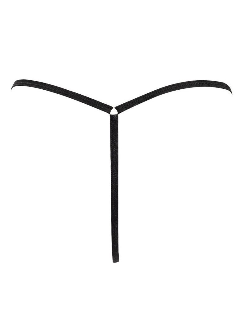 Amorable by Rimba Mini string met rits - One size - Zwart Amorable by Rimba Mini string met rits - One size - Zwart