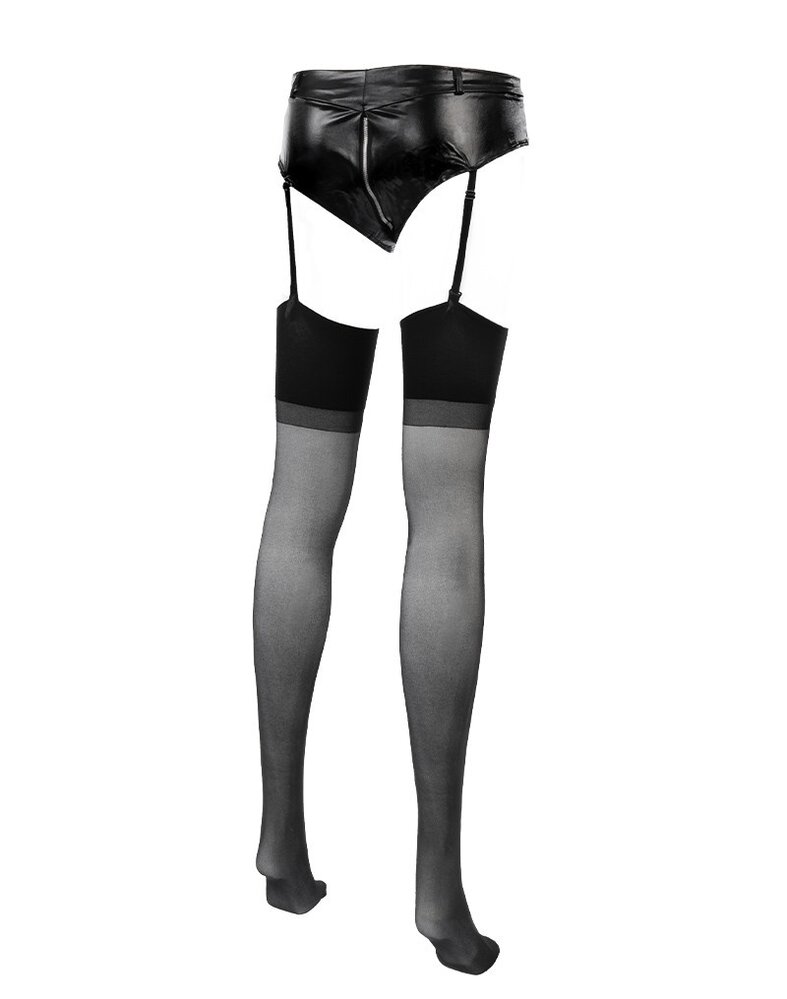 Amorable by Rimba Broek met rits, bretels en kousen