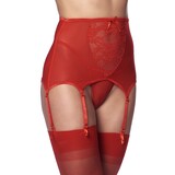 Amorable by Rimba Jarretel met G-string en Kousen - Rood