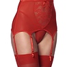 Amorable by Rimba Amorable by Rimba - Suspender with G-string and Stockings - Red Amorable by Rimba Amorable by Rimba - Suspender with G-string and Stockings - Red