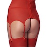 Amorable by Rimba Strapshalter mit G-String und Strümpfen - Rot