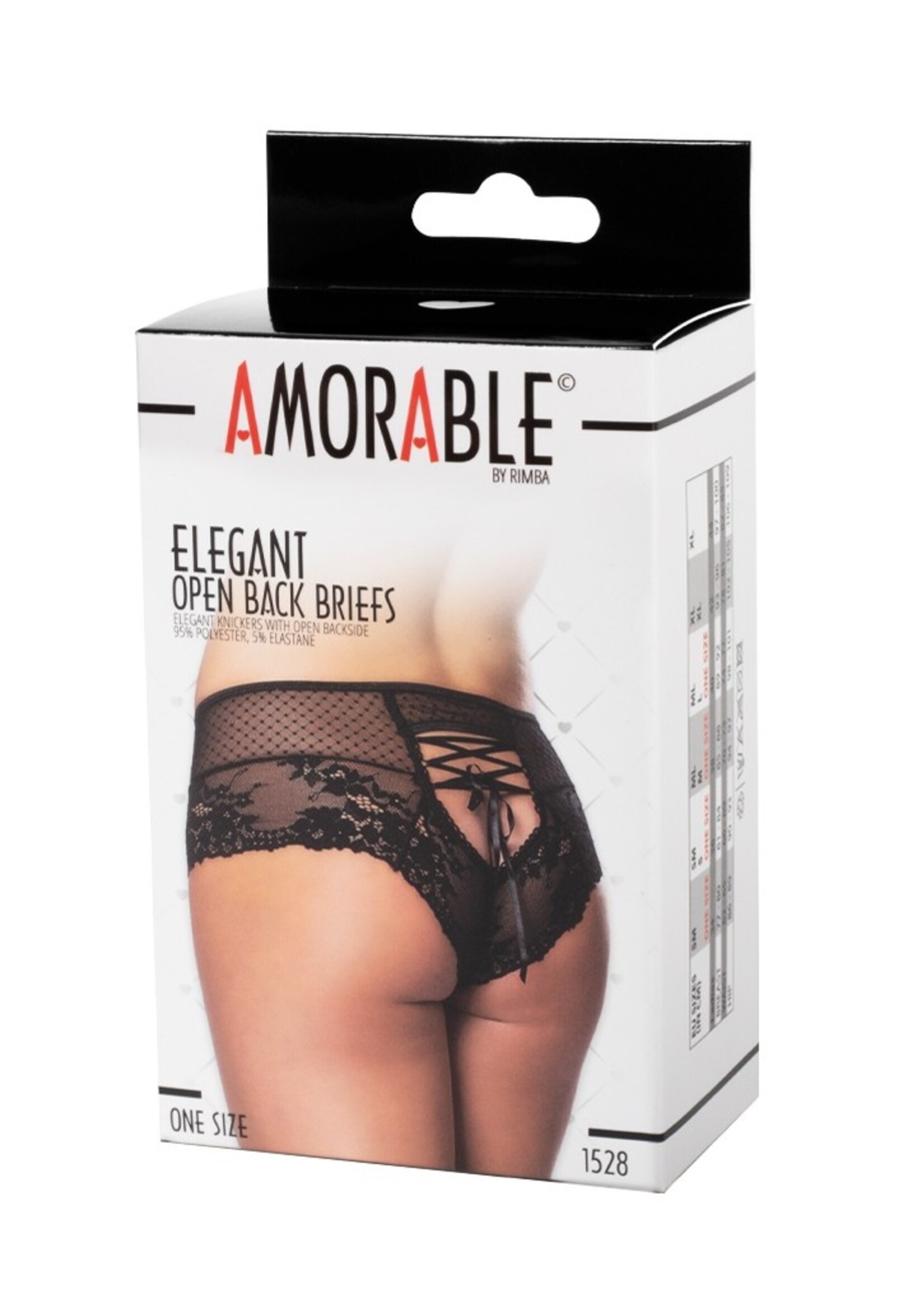 Amorable by Rimba Slips met open achterkant - One Size