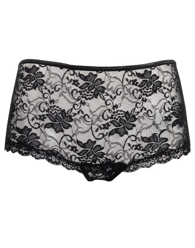 Amorable by Rimba Slip mit offenem Rücken - One Size - Schwarz