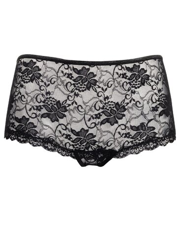 Amorable by Rimba Slip avec dos Ouvert - Talle unique - Noir