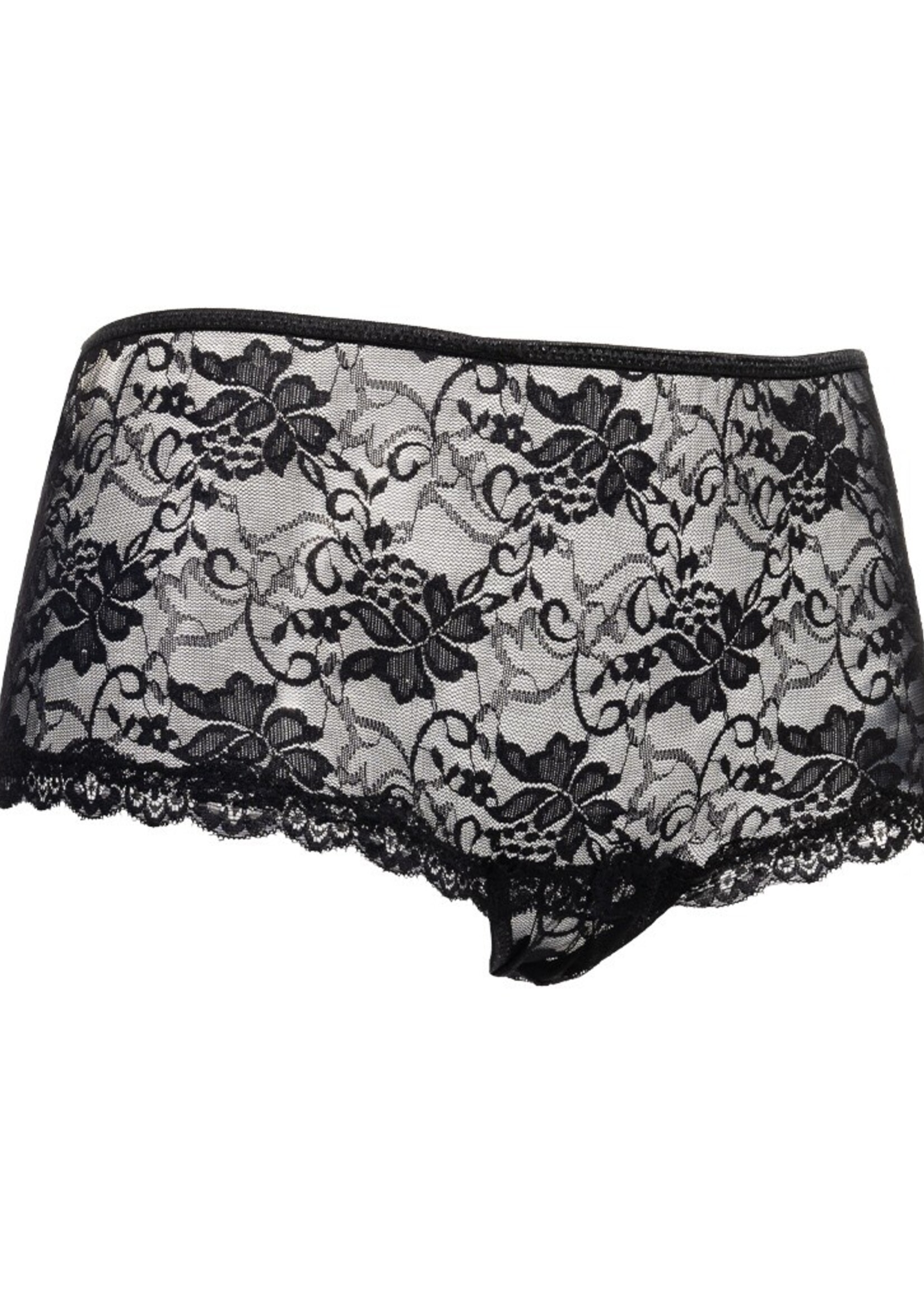 Amorable by Rimba Slip avec dos Ouvert - Talle unique - Noir