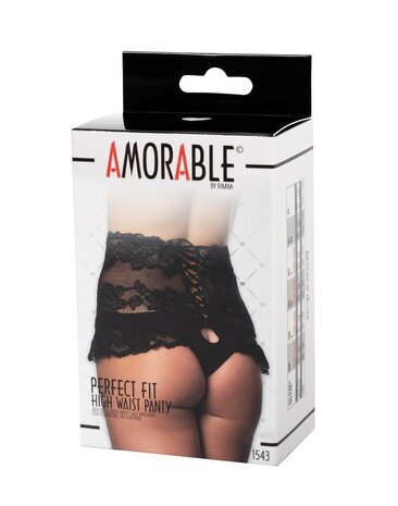 Amorable by Rimba Amorable by Rimba - Slip mit hoher Taille - Schwarz
