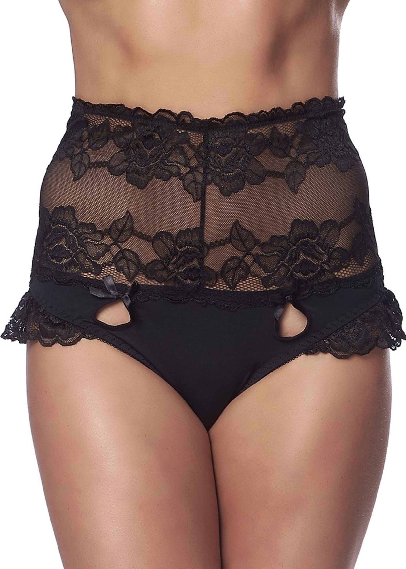 Amorable by Rimba Hoog model slip - Zwart