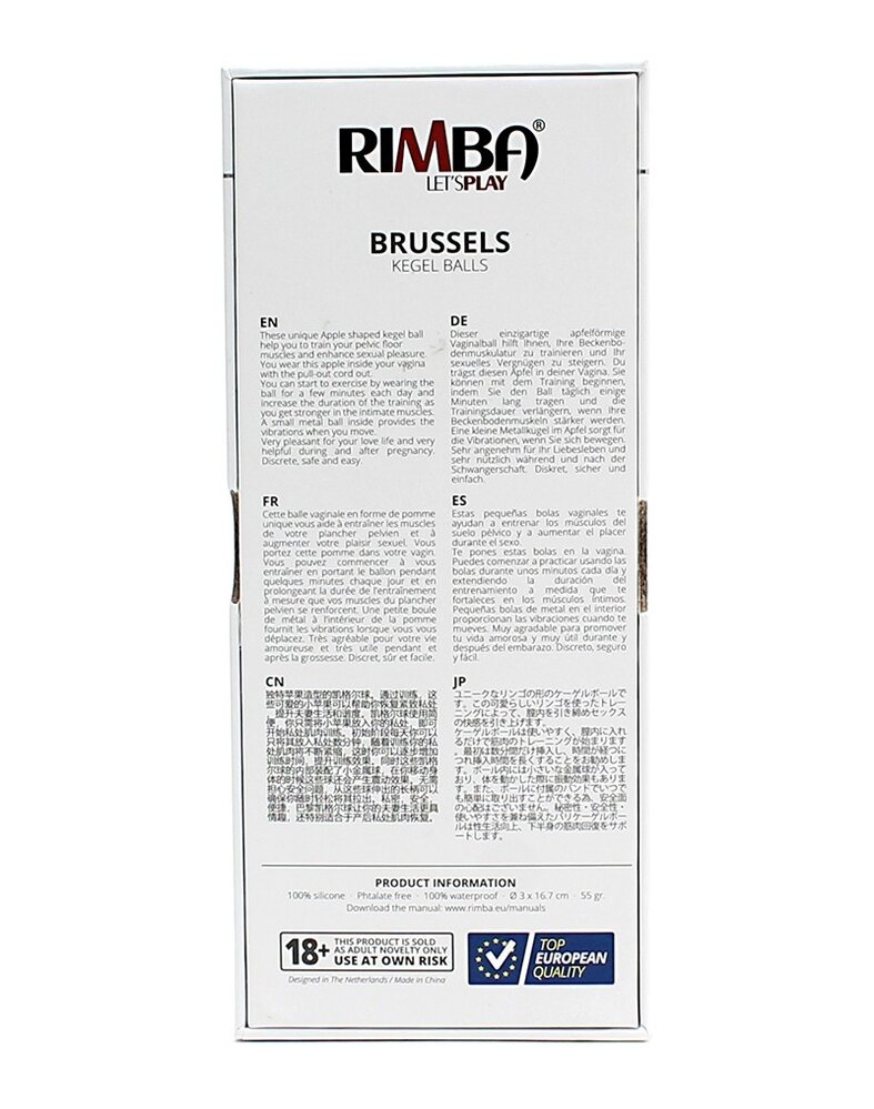 Rimba Toys Rimba Toys Brussels - Ø 3 x 16.7 cm - Kegel Balls Rimba Toys Rimba Toys Brussels - Ø 3 x 16.7 cm - Kegel Balls