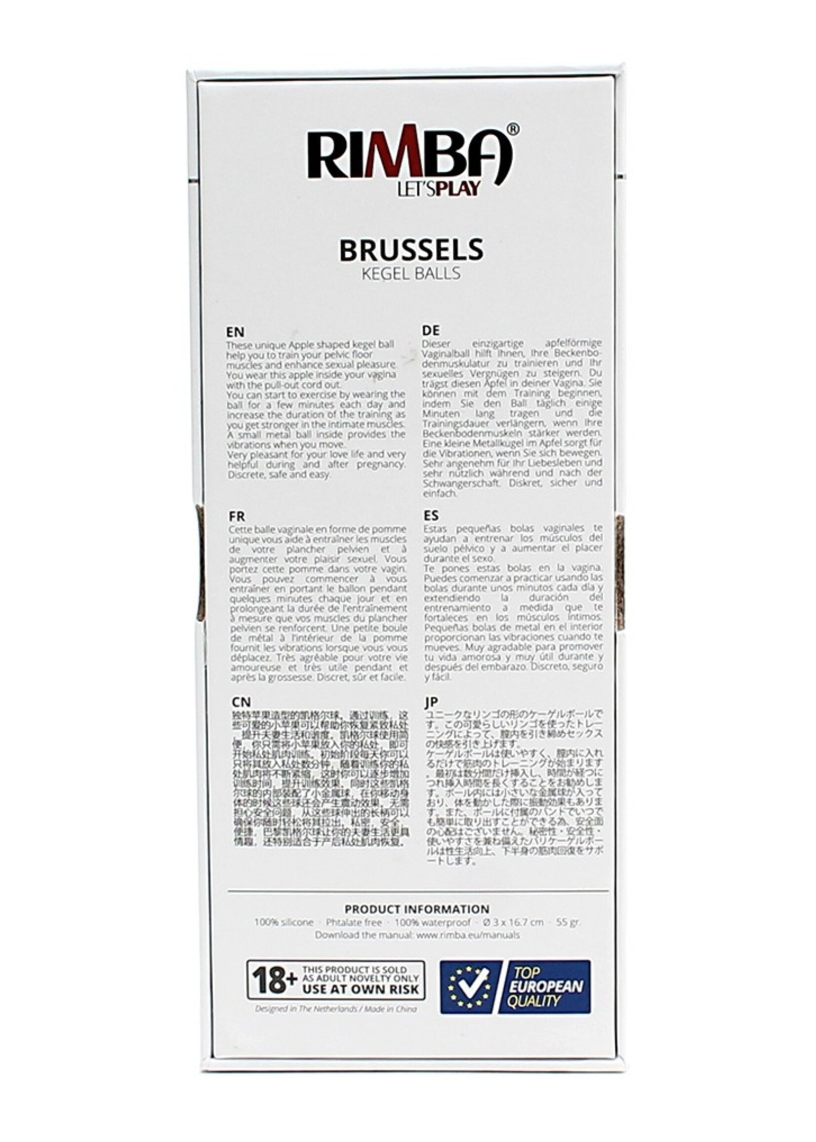 Rimba Toys Brussel - Ø 3 x 16,7 cm - Kegelballen
