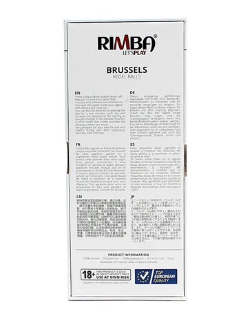 Rimba Toys Brussels - Ø 3 x 16.7 cm - Kegel Balls Rimba Toys Brussels - Ø 3 x 16.7 cm - Kegel Balls