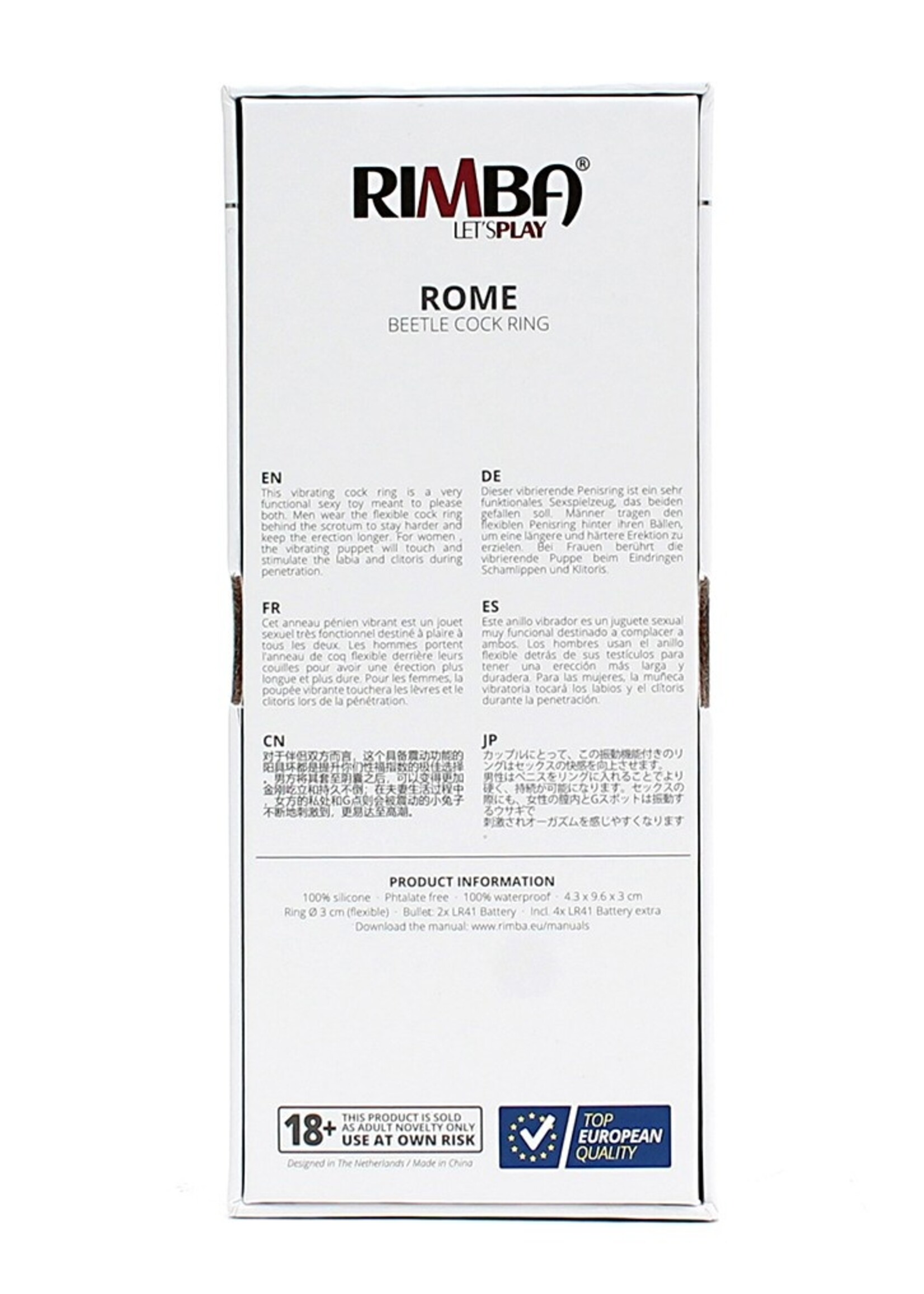 Rimba Toys Rome – Penisring Ø4,3 cm