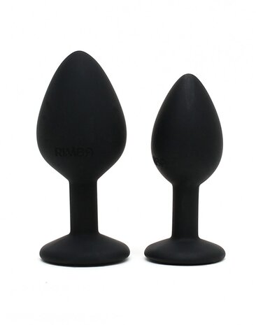 Rimba Toys Rimba - Berlin - Bling Buttplug Duo set - Ø 2.8 x 7.2 / Ø 3.8 x 8 cm