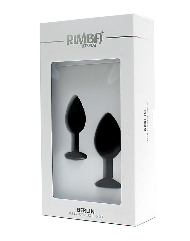 Rimba Toys Berlijn – Anale plug duo set Ø2,8-3,8 cm, 7,2-8 cm