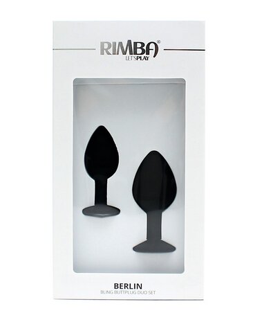 Rimba Toys Berlin - Bling Buttplug Duo set - Ø 2.8 x 7.2 / Ø 3.8 x 8 cm Rimba Toys Berlin - Bling Buttplug Duo set - Ø 2.8 x 7.2 / Ø 3.8 x 8 cm