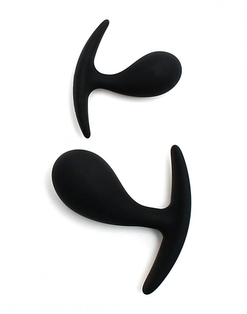 Rimba Toys Copenhagen anal plugs - 2.7 x 6.5 x 7 cm / 2.2 x 6.2 x 5.3 cm