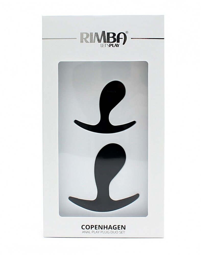 Rimba Toys Rimba - Copenhagen Buttplugs - 2.7 x 6.5 x 7 cm / 2.2 x 6.2 x 5.3 cm