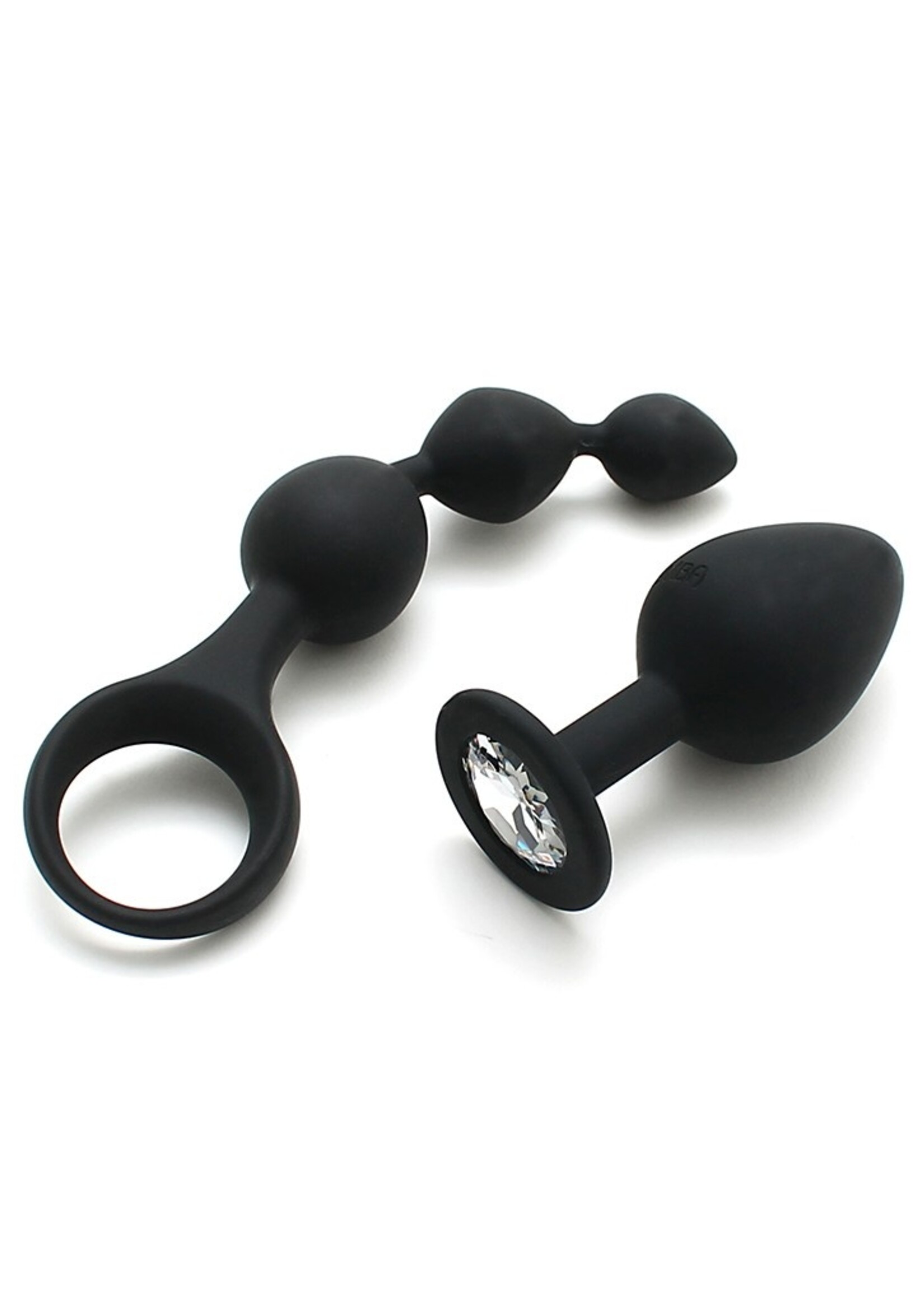 Rimba Toys Barcelona anal toys - Ø 3.5 x 8.2 cm / Ø 1.8-2.9 x 13.5 cm