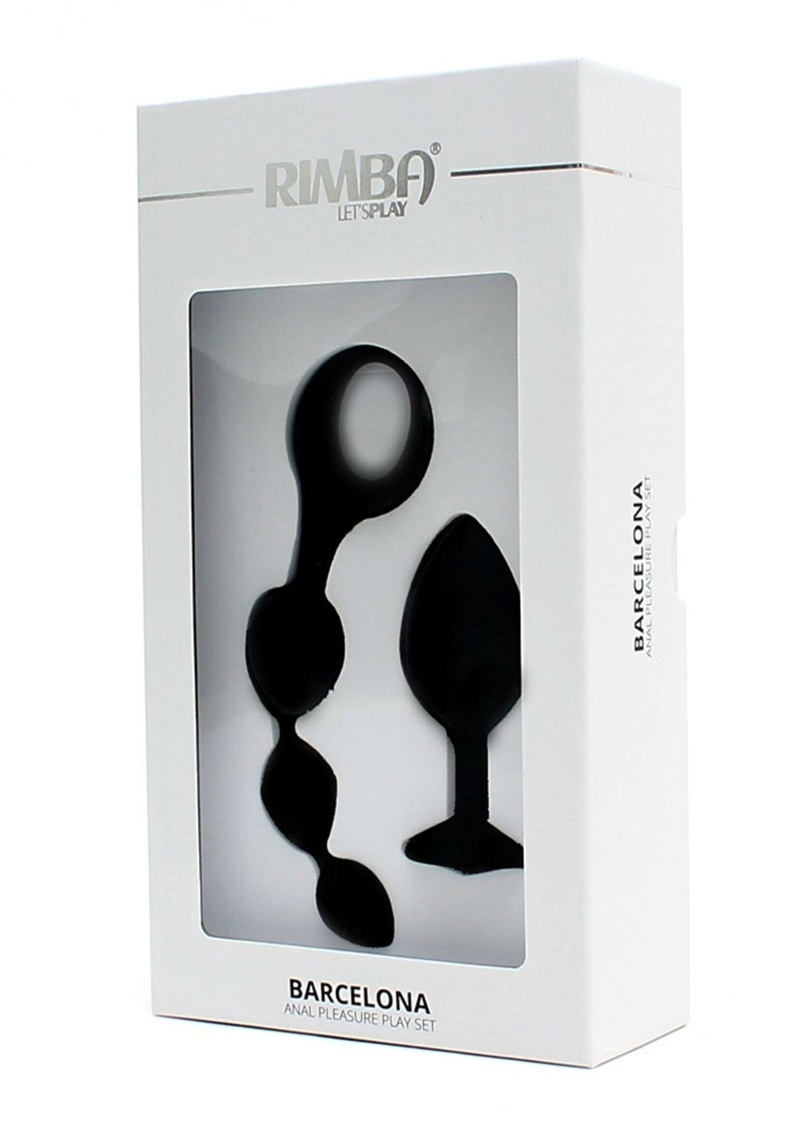 Rimba Toys Barcelona – Set anale ballen Ø3,5 x 8,2 cm & Ø1,8-2,9 x 13,5 cm