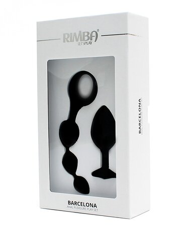 Rimba Toys Barcelona anal toys - Ø 3.5 x 8.2 cm / Ø 1.8-2.9 x 13.5 cm Rimba Toys Barcelona anal toys - Ø 3.5 x 8.2 cm / Ø 1.8-2.9 x 13.5 cm