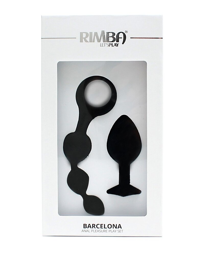 Rimba Toys Barcelona anal toys - Ø 3.5 x 8.2 cm / Ø 1.8-2.9 x 13.5 cm Rimba Toys Barcelona anal toys - Ø 3.5 x 8.2 cm / Ø 1.8-2.9 x 13.5 cm