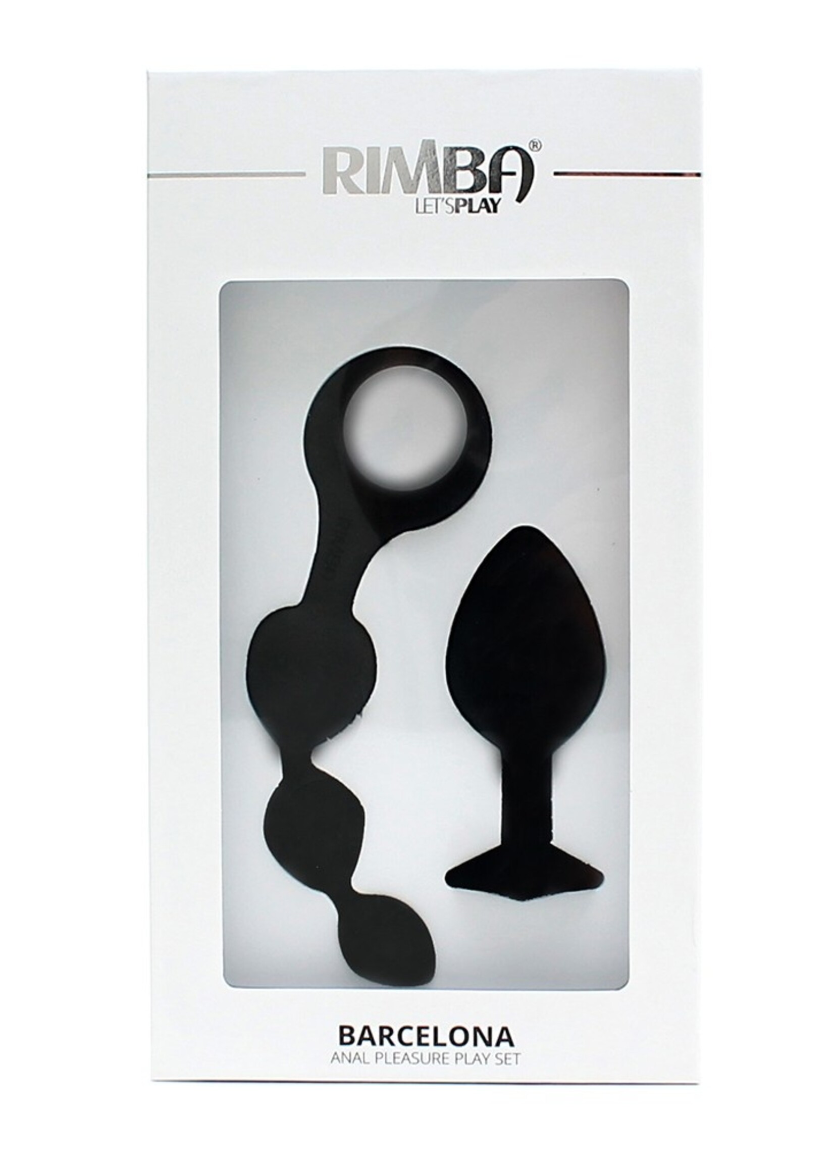 Rimba Toys Barcelona – Set anale ballen Ø3,5 x 8,2 cm & Ø1,8-2,9 x 13,5 cm