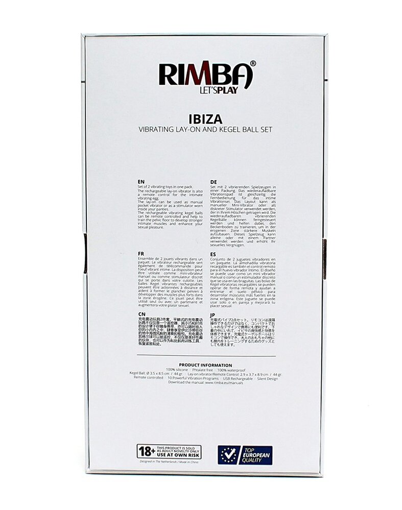 Rimba Toys Rimba - Ibiza - Vibrator set Rimba Toys Rimba - Ibiza - Vibrator set